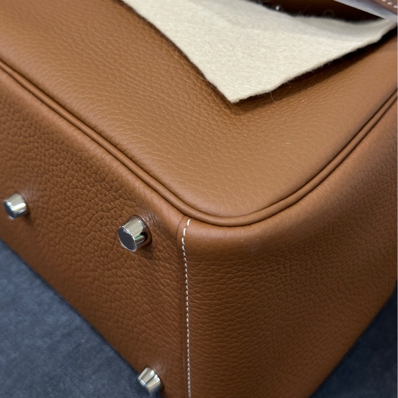 Hermes Lindy26金棕銀w刻 tc皮 全新🈶肩帶膜 全配🉑送禮-17