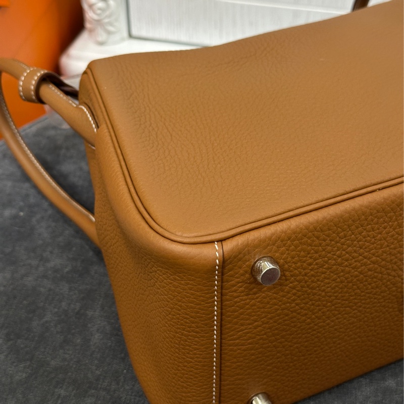 Hermes Lindy26金棕銀w刻 tc皮 全新🈶肩帶膜 全配🉑送禮-19