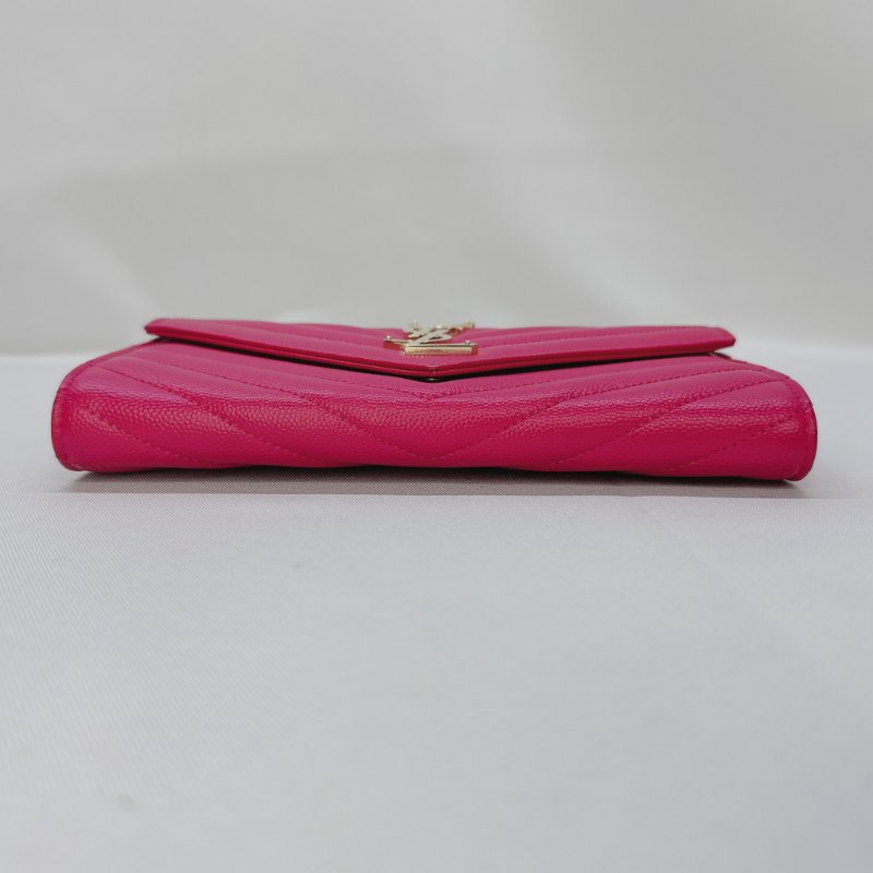YSL 桃金魚子醬信封長夾-8