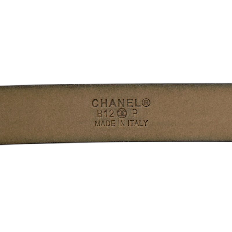 CHANEL CC 山茶花 皮帶 腰帶 15mm-10