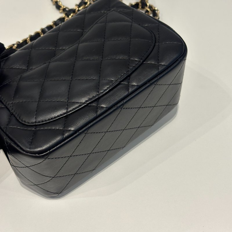 99新🆕 Chanel 香奈兒 方胖 黑色金釦-21