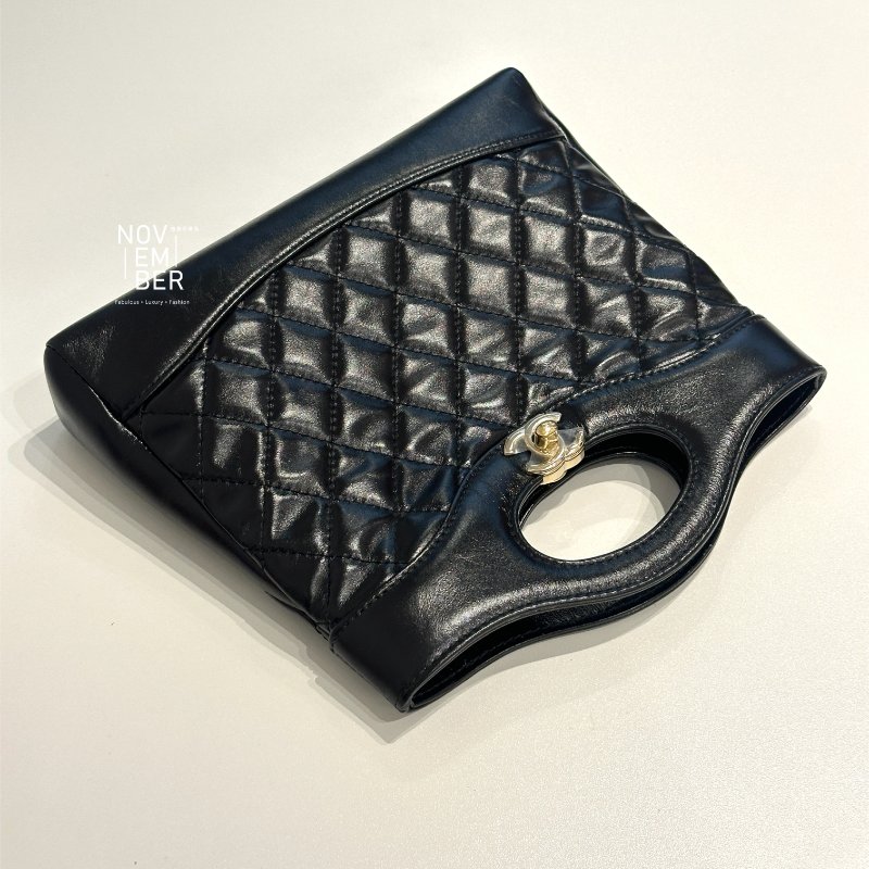 閒置新✨ 芯片款 Chanel 香奈兒 31 Bag Mini 黑金-5