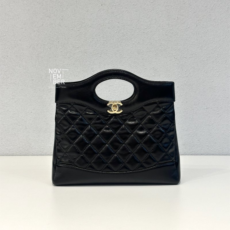 閒置新✨ 芯片款 Chanel 香奈兒 31 Bag Mini 黑金-7