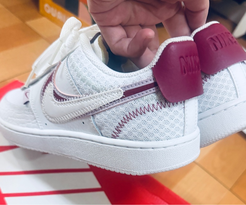 NIKE COURT VISION 情人節限定 愛心雙勾LOGO球鞋💖-7