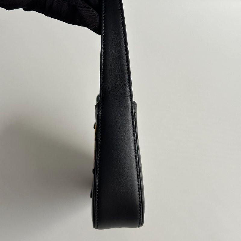 99新🆕 Saint Laurent YSL 聖羅蘭 Hobo腋下包 黑金-18