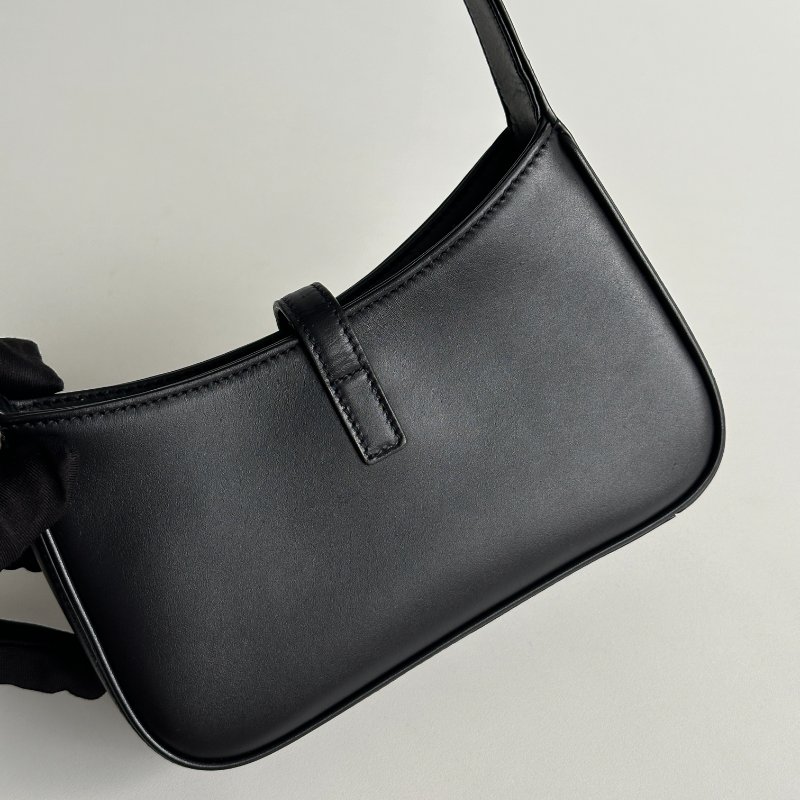 99新🆕 Saint Laurent YSL 聖羅蘭 Hobo腋下包 黑金-19