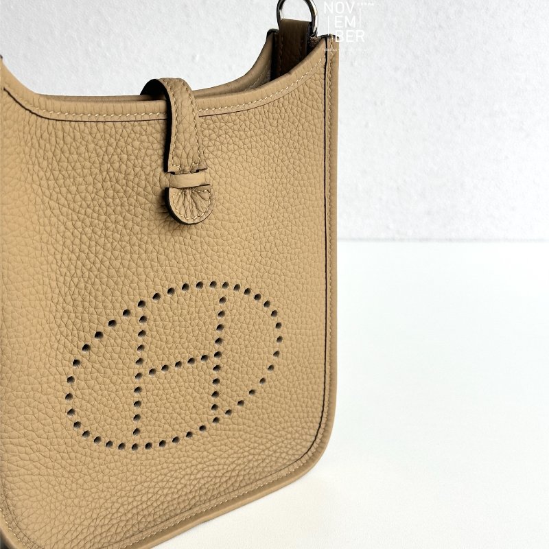 閒置新✨ Hermès 愛馬仕 Evelyne Mini 馬爾法米銀釦 二代-2