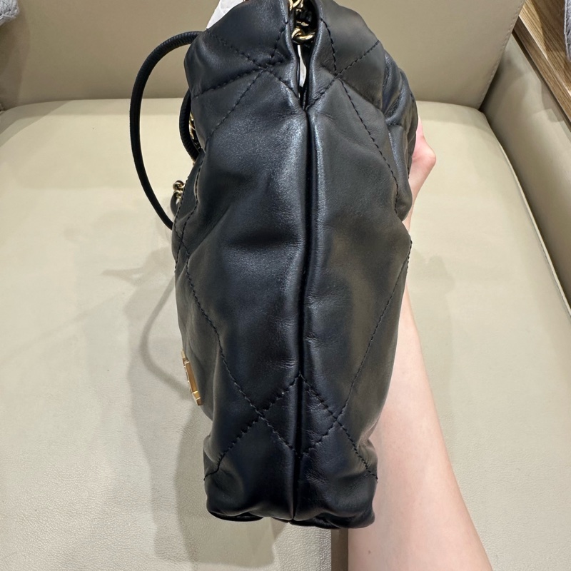 🍁chanel黑金22bag mini鏈條包 芯片款 尺寸20*19*6cm-3