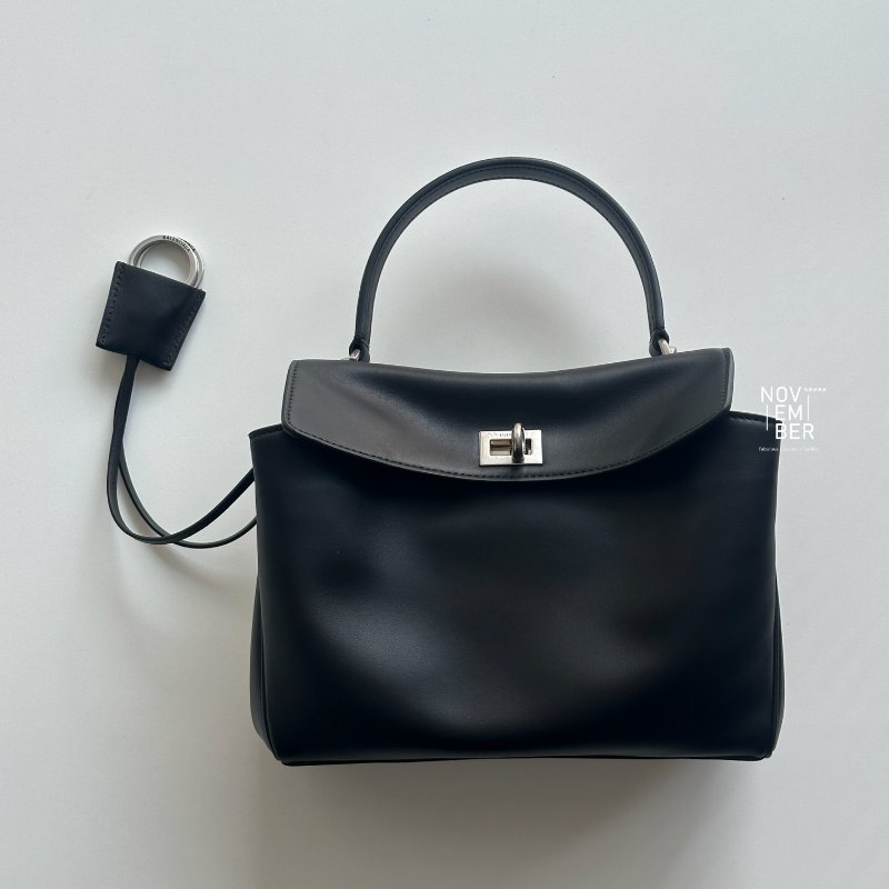 閒置新✨ 全配有購證 Balenciaga 巴黎世家 Rodeo 黑色銀釦 XS號-0