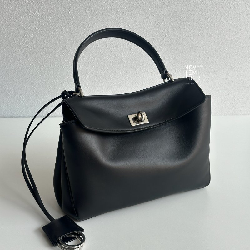 閒置新✨ 全配有購證 Balenciaga 巴黎世家 Rodeo 黑色銀釦 XS號-2