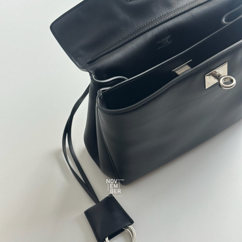 閒置新✨ 全配有購證 Balenciaga 巴黎世家 Rodeo 黑色銀釦 XS號-7