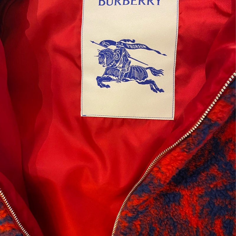 Burberry fleece jacket-2