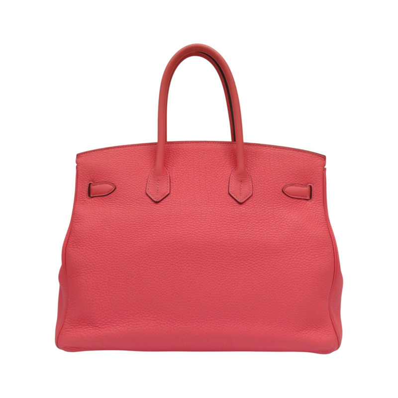 粉色Togo牛皮 Birkin 35 手提包 □P刻 變色【HERMES 愛馬仕】-1