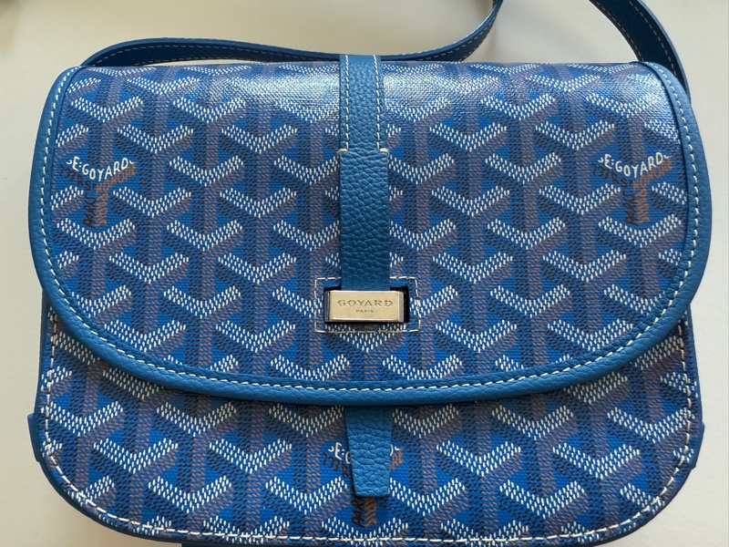 Goyard PM 郵差包 藍色-5