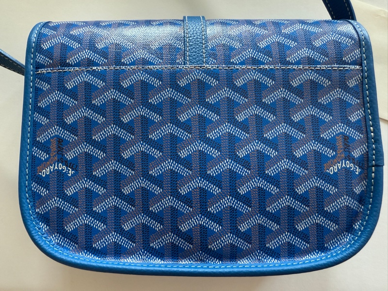 Goyard PM 郵差包 藍色-10