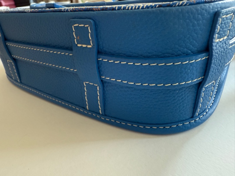 Goyard PM 郵差包 藍色-15