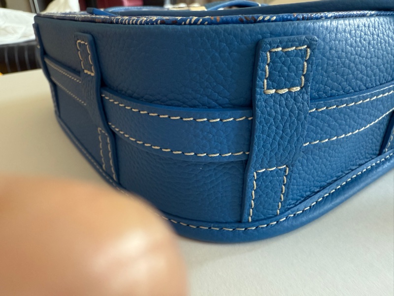 Goyard PM 郵差包 藍色-16