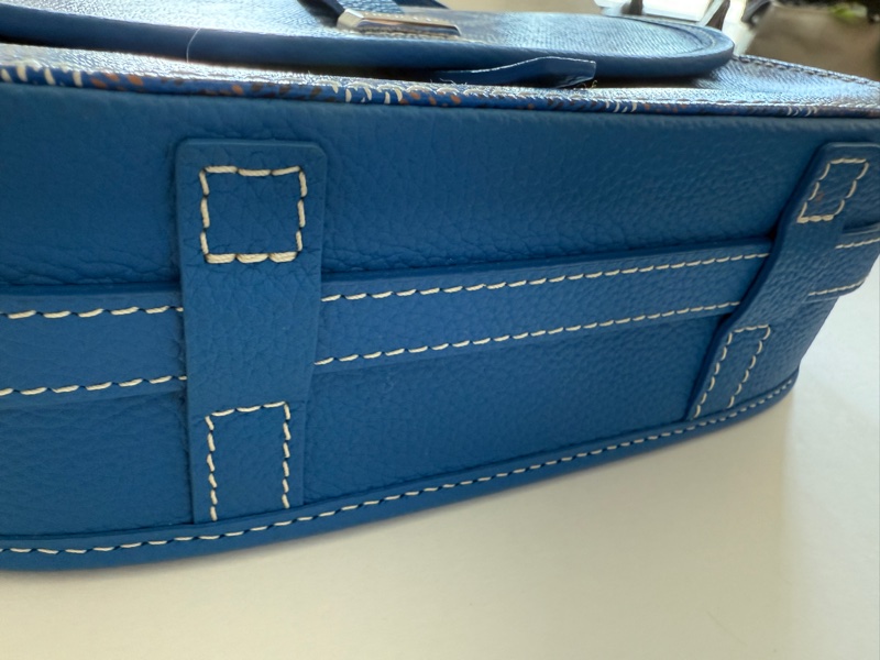 Goyard PM 郵差包 藍色-17