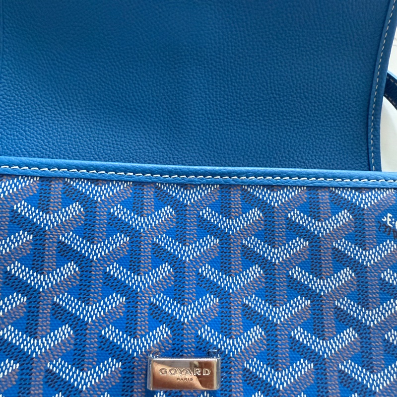 Goyard PM 郵差包 藍色-23