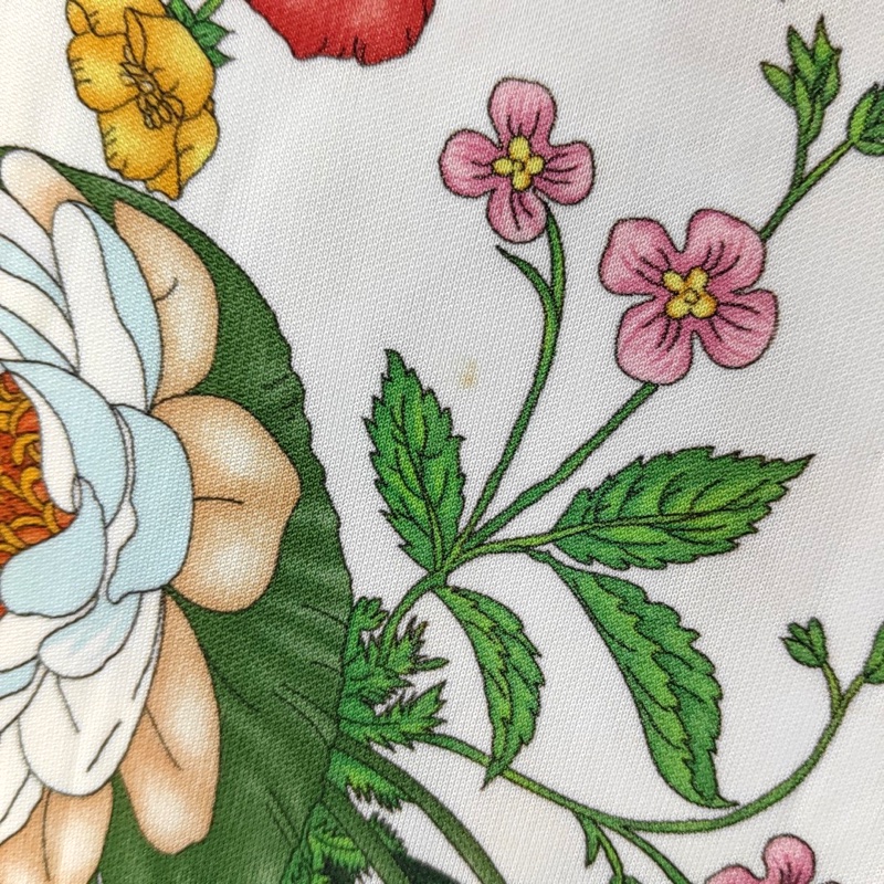 GUCCI XS碼 春秋白色人造絲女士長袖短款 連衣裙-2