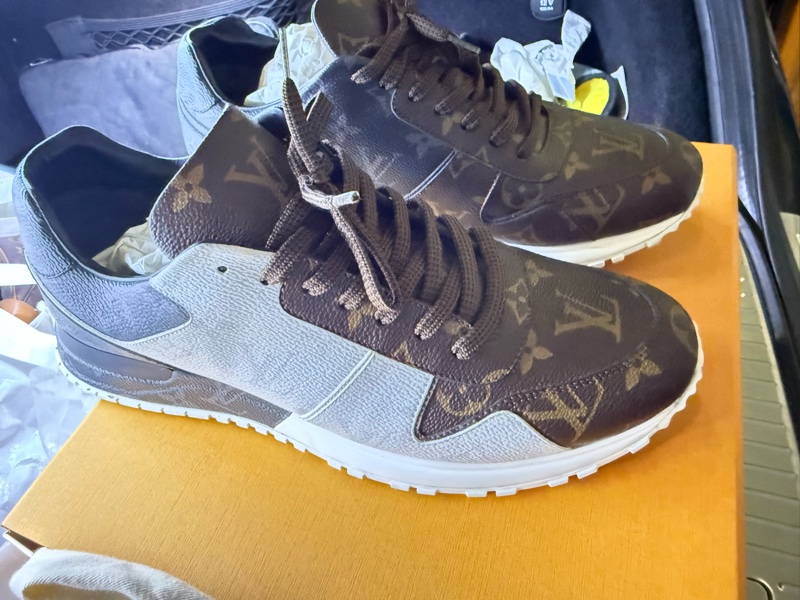 LV 精典老花雙色 休閒鞋-1