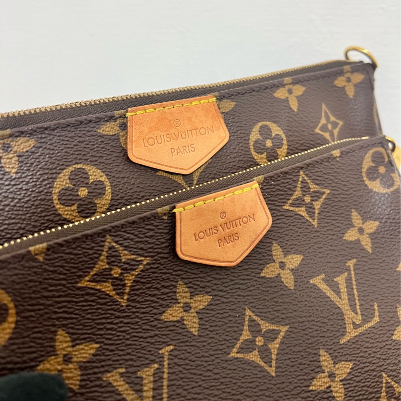 #全網最便宜 Louis Vuitton 三合一 麻將包 粉色肩帶-2