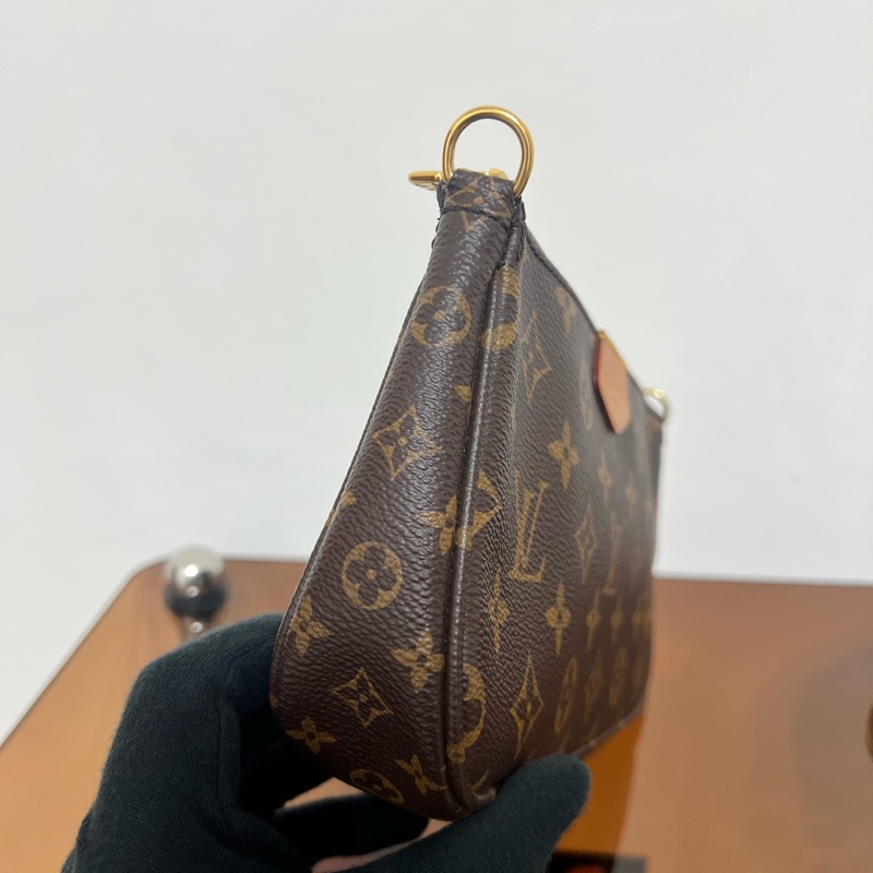 #全網最便宜 Louis Vuitton 三合一 麻將包 粉色肩帶-10