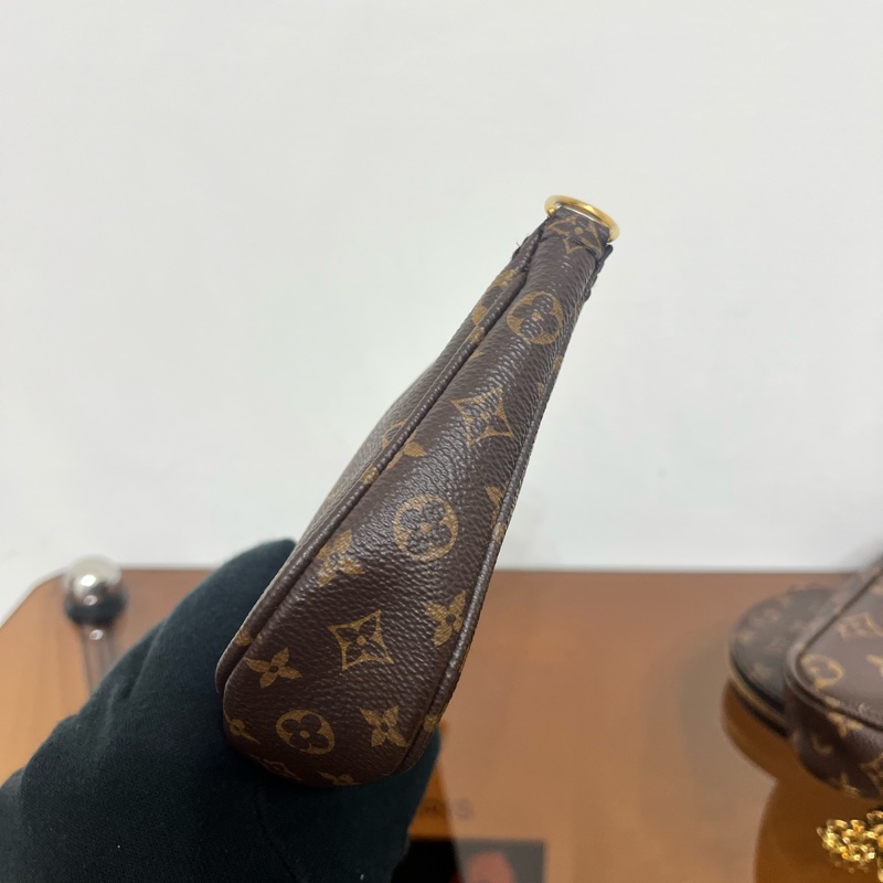#全網最便宜 Louis Vuitton 三合一 麻將包 粉色肩帶-11