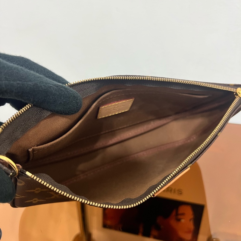#全網最便宜 Louis Vuitton 三合一 麻將包 粉色肩帶-15