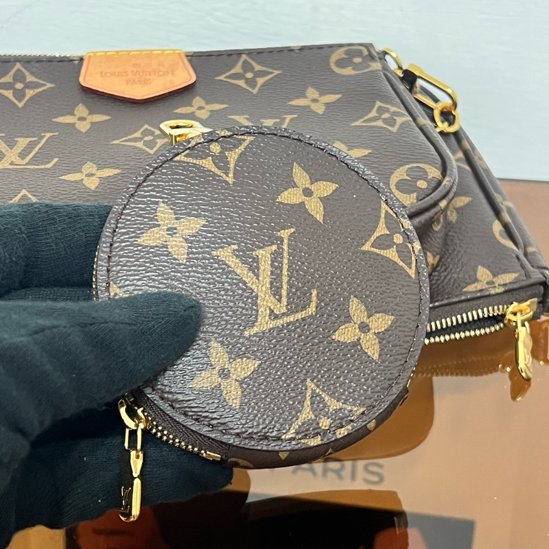 #全網最便宜 Louis Vuitton 三合一 麻將包 粉色肩帶-20