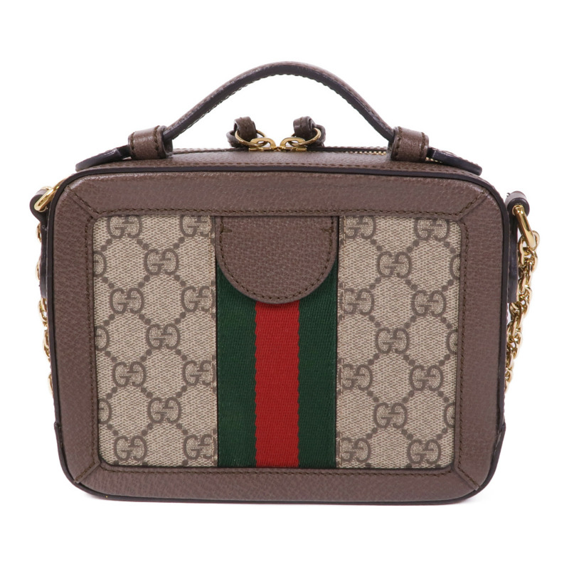 GUCCI 塗層帆布Ophidia GG Mini金扣手挽肩背兩用袋-1