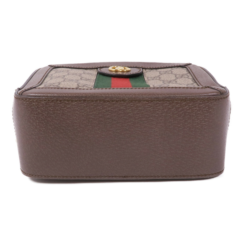 GUCCI 塗層帆布Ophidia GG Mini金扣手挽肩背兩用袋-3