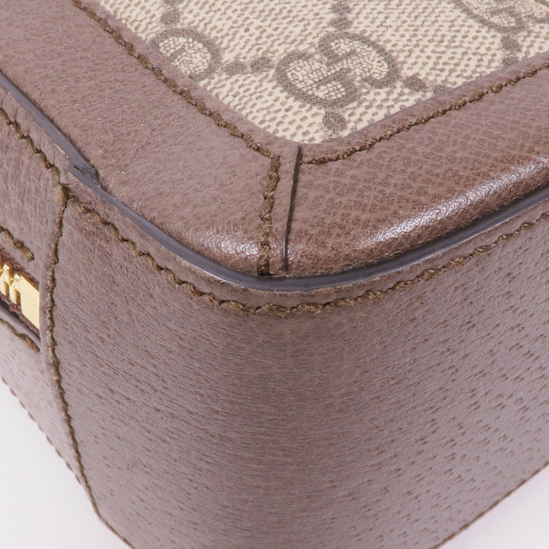 GUCCI 塗層帆布Ophidia GG Mini金扣手挽肩背兩用袋-6