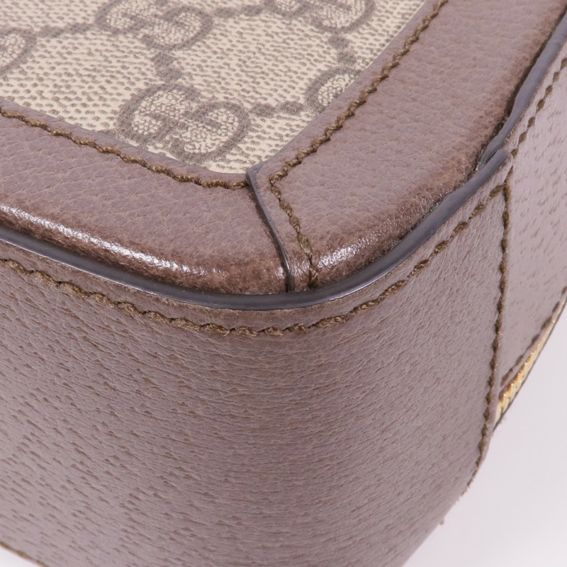 GUCCI 塗層帆布Ophidia GG Mini金扣手挽肩背兩用袋-7