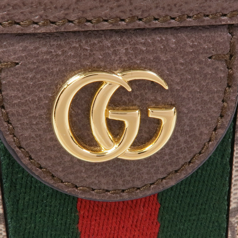 GUCCI 塗層帆布Ophidia GG Mini金扣手挽肩背兩用袋-9