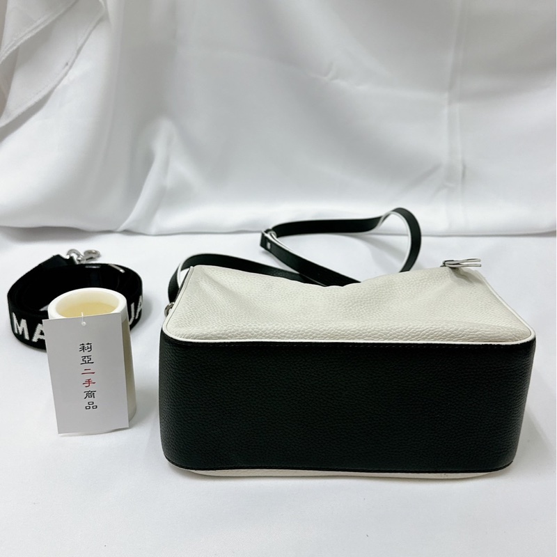 莉亞精品♡ MJ 白手提斜背包 二手美包-5