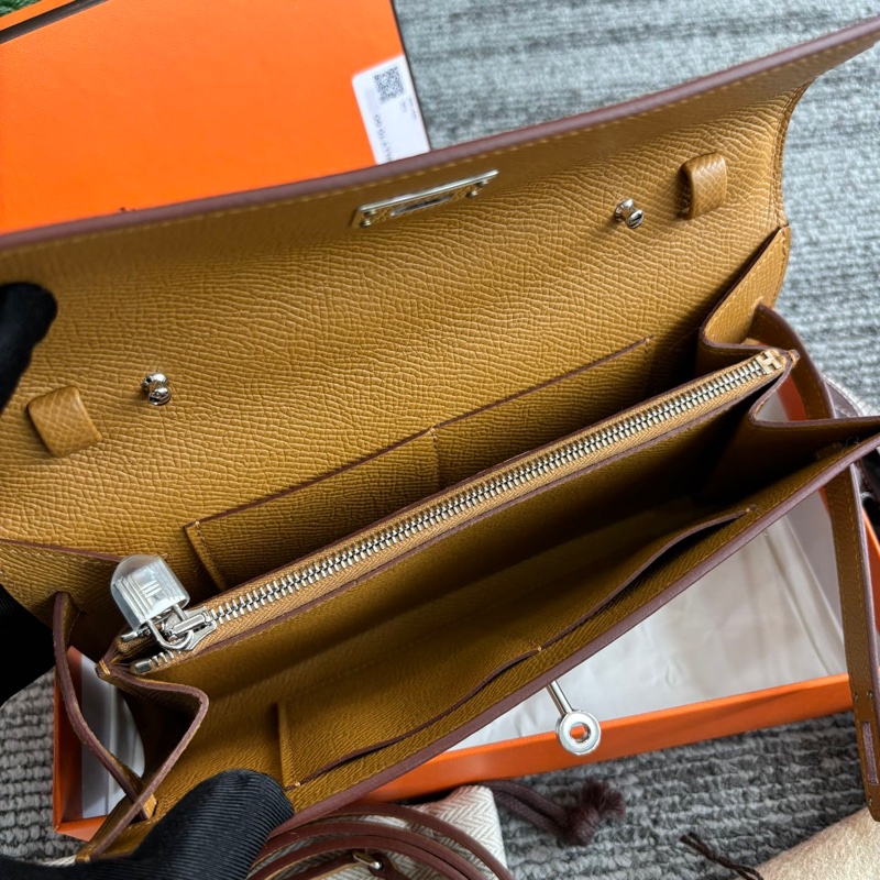 🌈Hermes🧡Kelly to go🧡2S芝麻色銀扣🧡98.5新🌟Epsom皮🌟Stamp W🌟-2