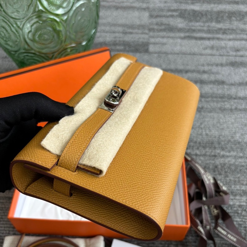 🌈Hermes🧡Kelly to go🧡2S芝麻色銀扣🧡98.5新🌟Epsom皮🌟Stamp W🌟-5