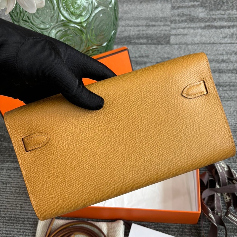 🌈Hermes🧡Kelly to go🧡2S芝麻色銀扣🧡98.5新🌟Epsom皮🌟Stamp W🌟-7