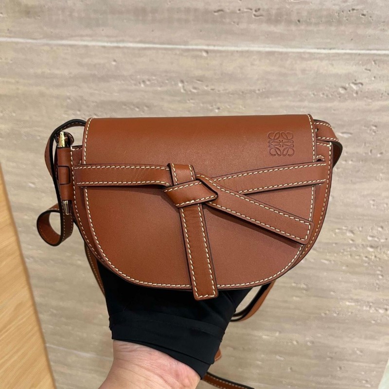 LOEWE Mini Gate 焦糖色-8