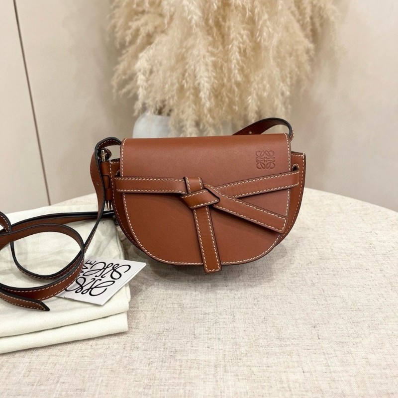 LOEWE Mini Gate 焦糖色-24