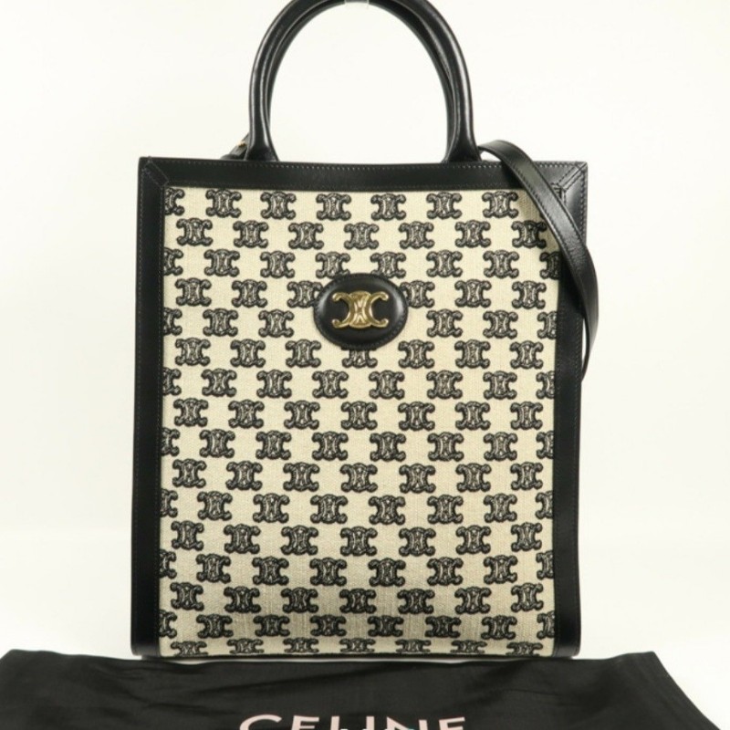 Celine canvas 2-way shoulder bag-0