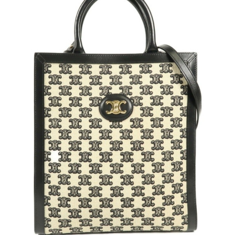 Celine canvas 2-way shoulder bag-1