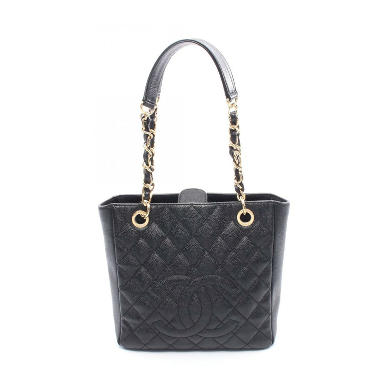 CHANEL Matelasse PST 托特包,小牛皮,女款,黑色,A50994-0