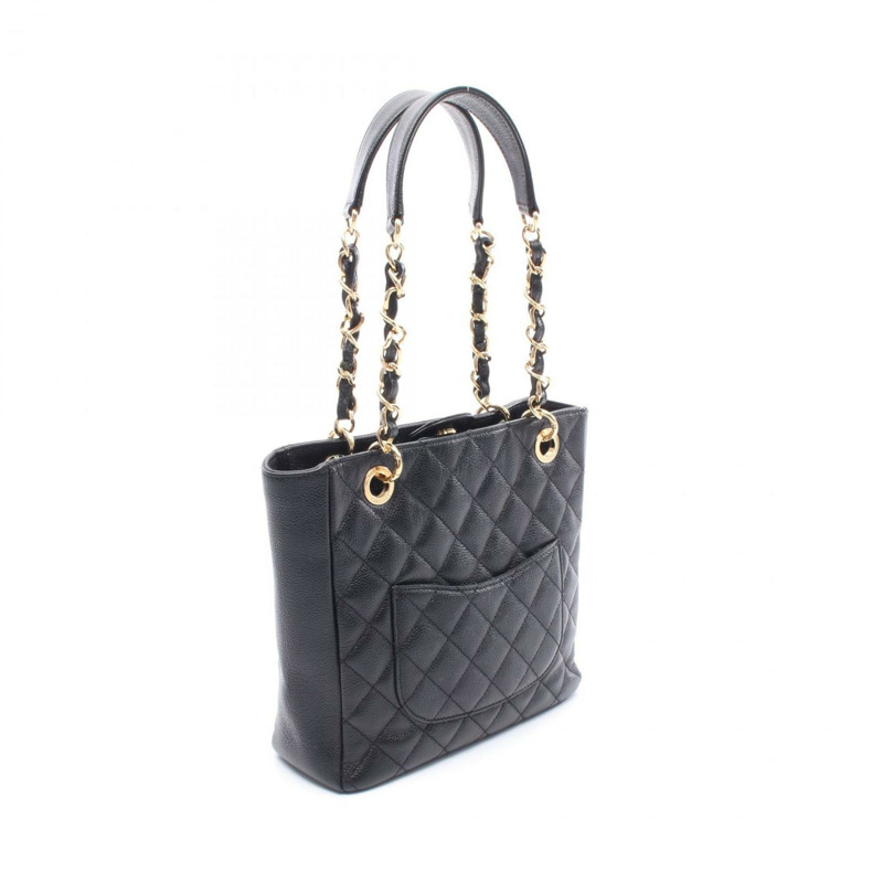CHANEL Matelasse PST 托特包,小牛皮,女款,黑色,A50994-1