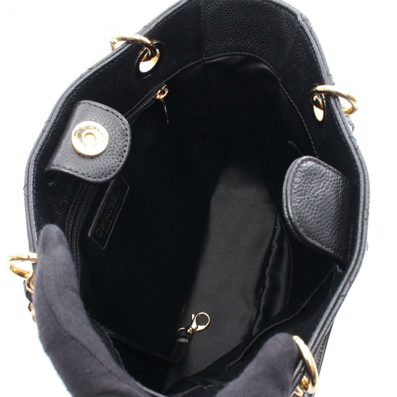 CHANEL Matelasse PST 托特包,小牛皮,女款,黑色,A50994-2
