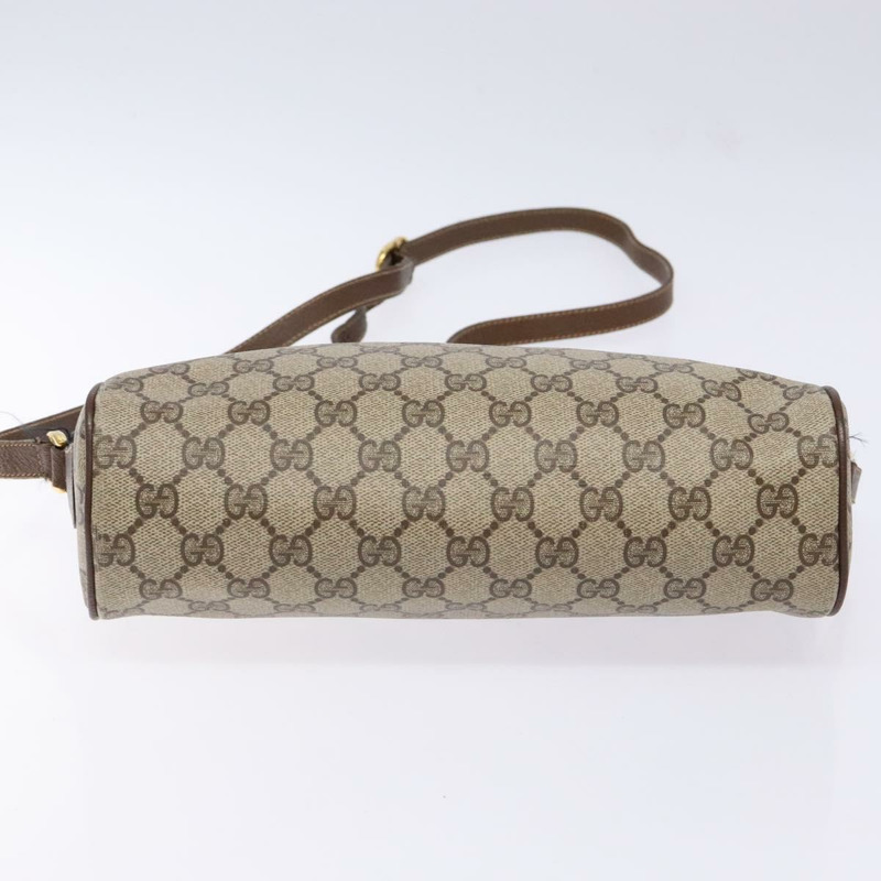 【日本直送】GUCCI GG Supreme Web Sherry Line 包款 PVC 米金色 56 02 088 正品 137908-4