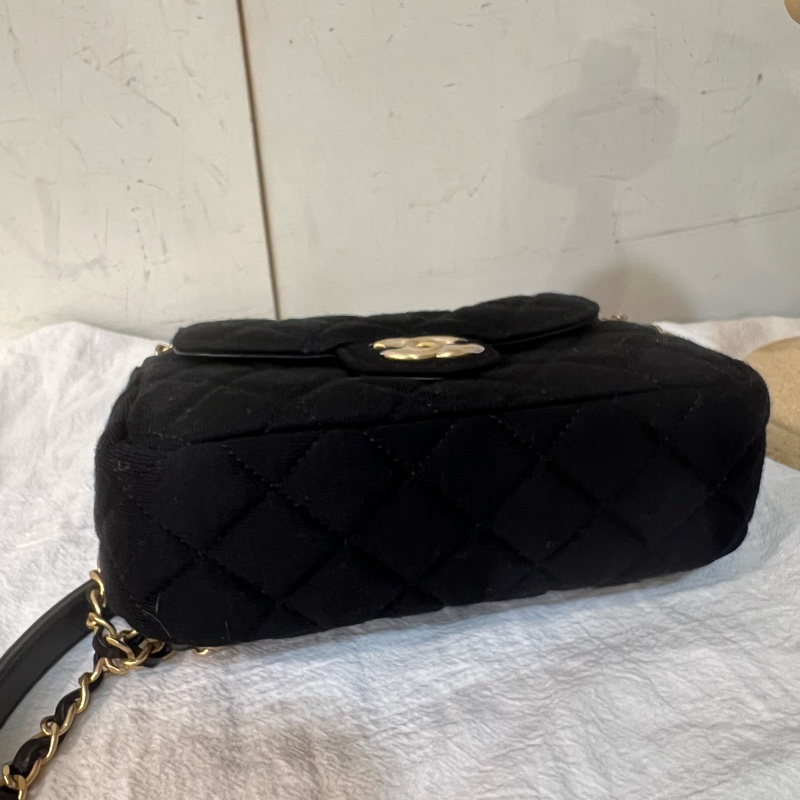 ෆ Chanel 23C天貓精靈🖤帆布款hobo🈶購證-12