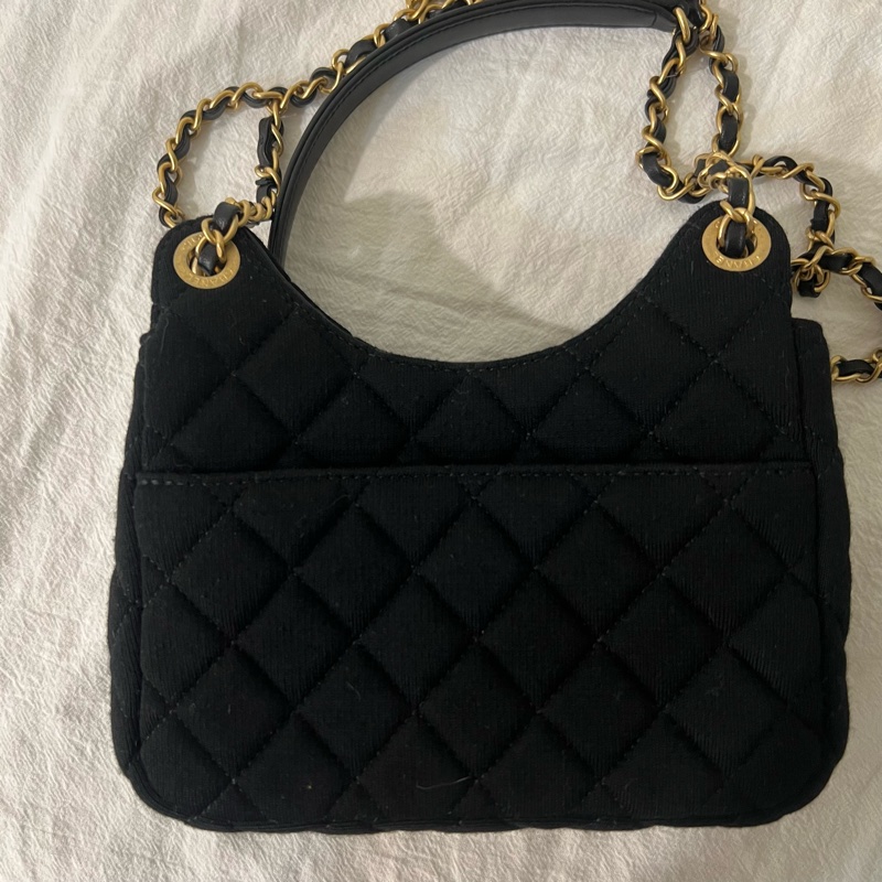 ෆ Chanel 23C天貓精靈🖤帆布款hobo🈶購證-20