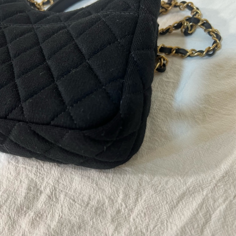 ෆ Chanel 23C天貓精靈🖤帆布款hobo🈶購證-22